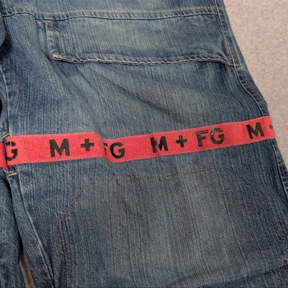 RARE VINTAGE Marithe Francois Girbaud Denim with Pink Tape Straps - Picture 14 of 16